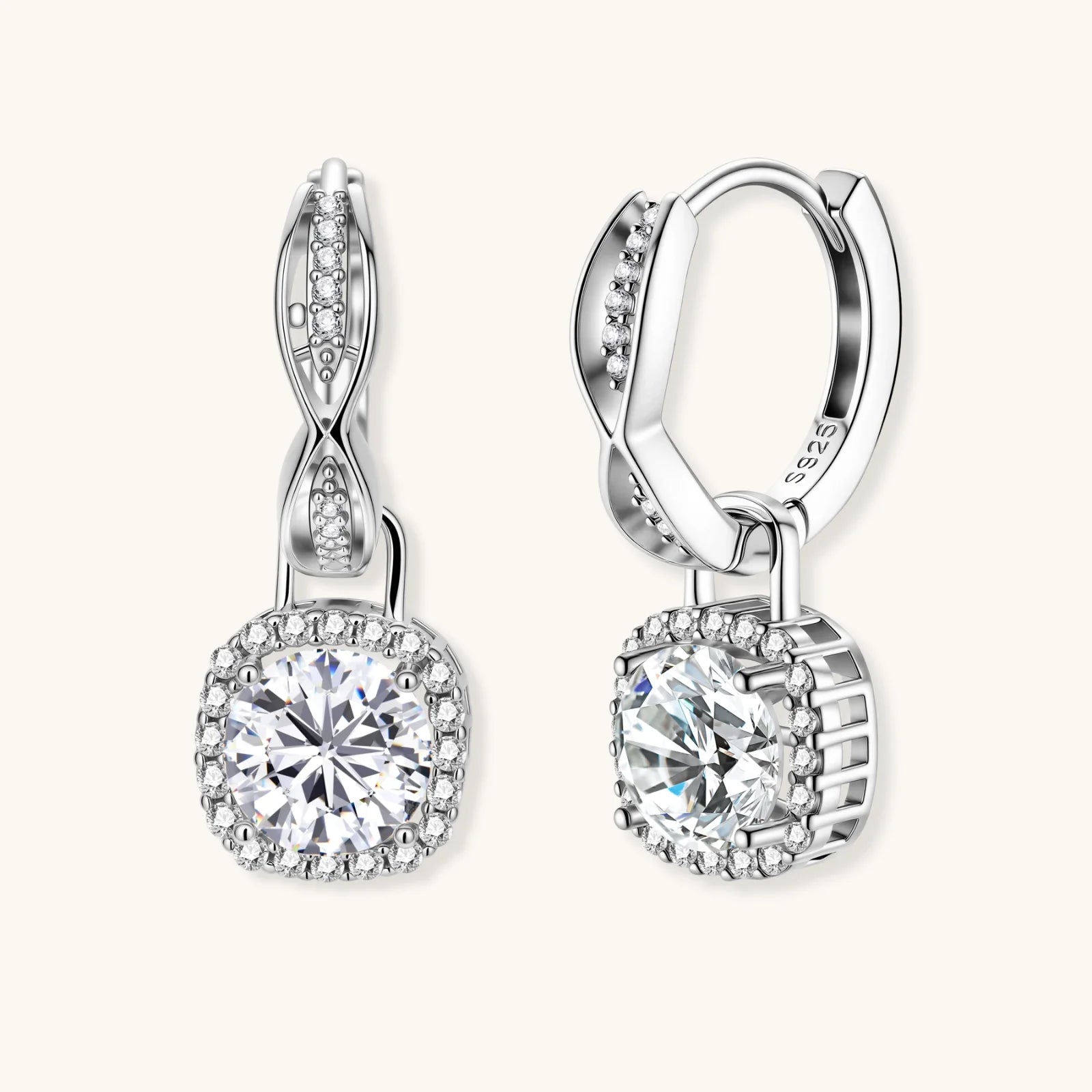 اقراط فضه عيار 925