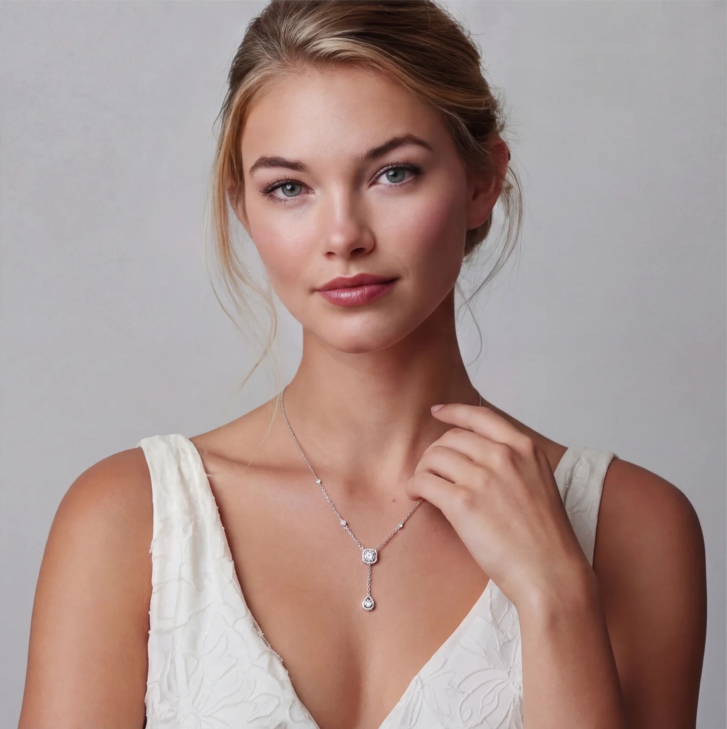 قلاده فضه عيار 925