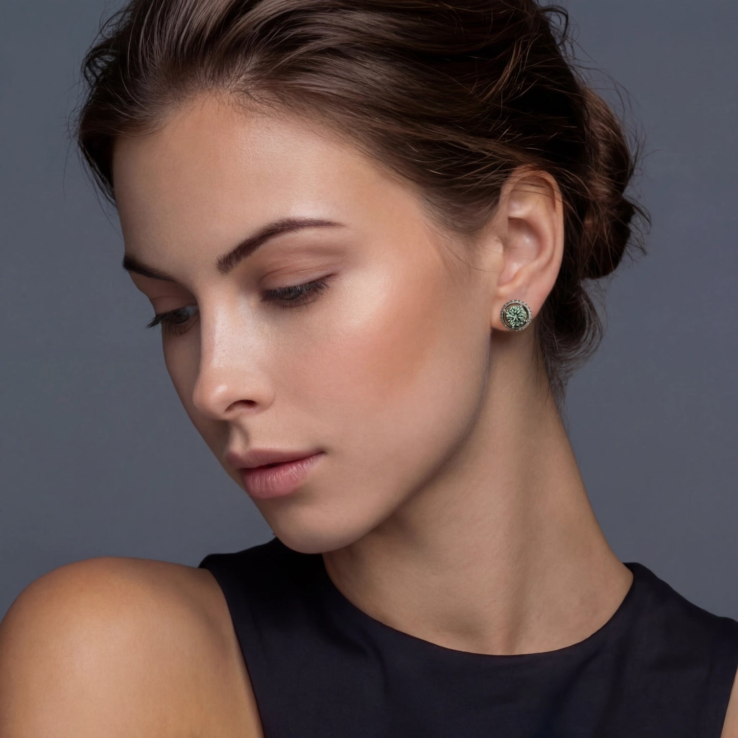 اقراط فضه عيار 925