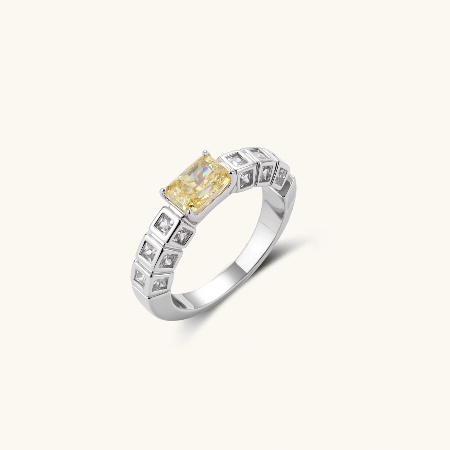 Golden Geometry Ring