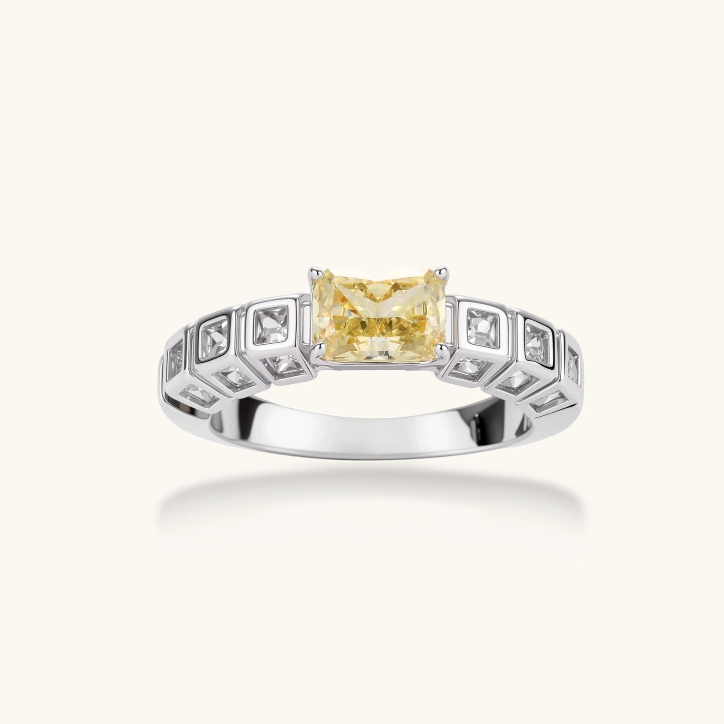 Golden Geometry Ring