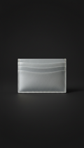 Platinum Mist leather cardholder