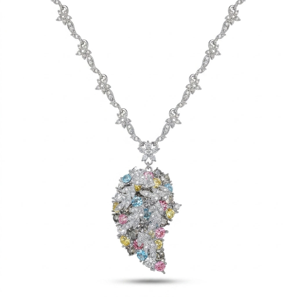 Multicolor Wing Necklace