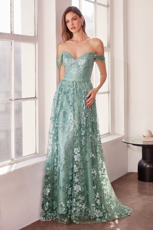 A-Line Dress With Dropped Shoulders
